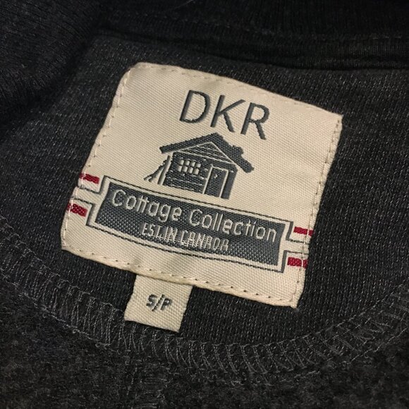 DKR Charcoal Grey Cocoon Cotton Blend Open Cardigan - Picture 8 of 14